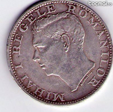 Monede argint: 50 bani 1911 si 500( lei) 1944