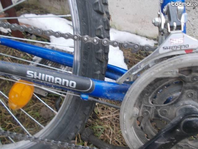 bicicleta montana 21 viteze echipata shimano