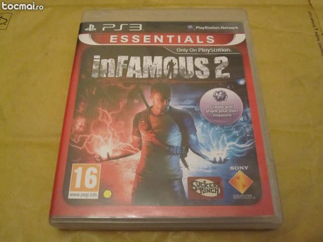 Joc Infamous 2 actiune- ps3(stare foarte buna)