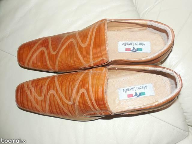 Pantofi maro, marca Mario Lavalle