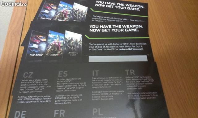 Assassin's Creed Unity, Far Cry 4, The Crew PC cod de activare