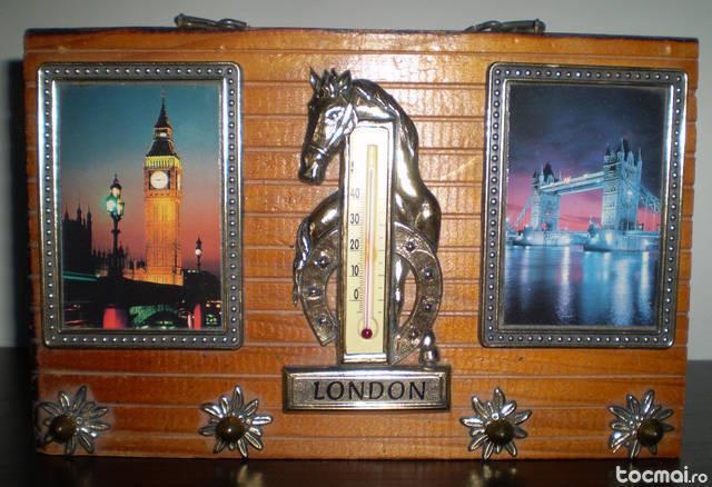 Mini- cuier termometru London - BigBen LondonBridge