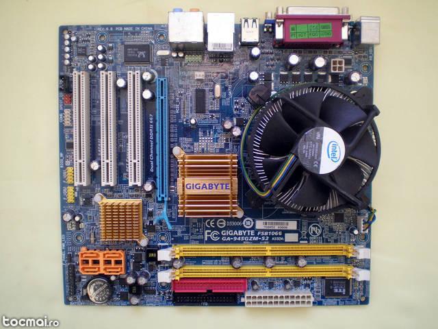 KIT placa Gigabyte GA- 945GZM- S2 + CPU Intel Dual Core E2140
