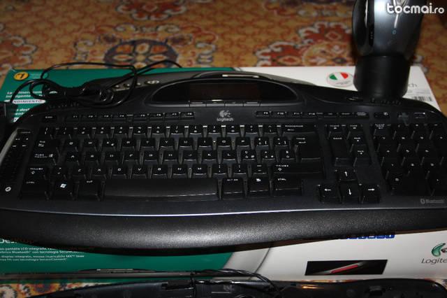 Kit tastatura + mouse logitech mx 5000, wireless, bluetooth