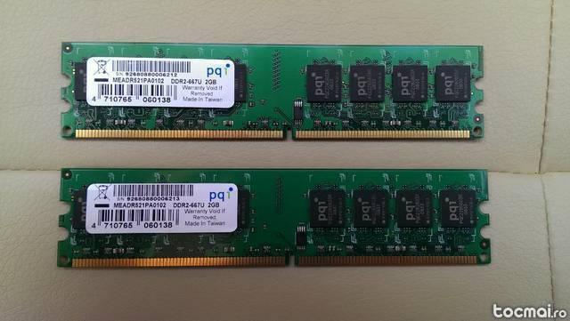 Memorie- Ram DDR2 (2 buc x 2 gb= 4 gb
