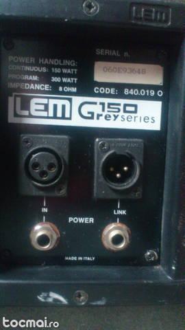 Boxa monitor bass lem 350 watt pt. amplificator statie