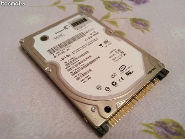 Hard disk de laptop I|DE Seagate 40GB 5400 RPM 8MB