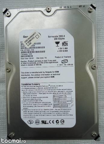HDD 250GB Seagate 3. 5' - IDE