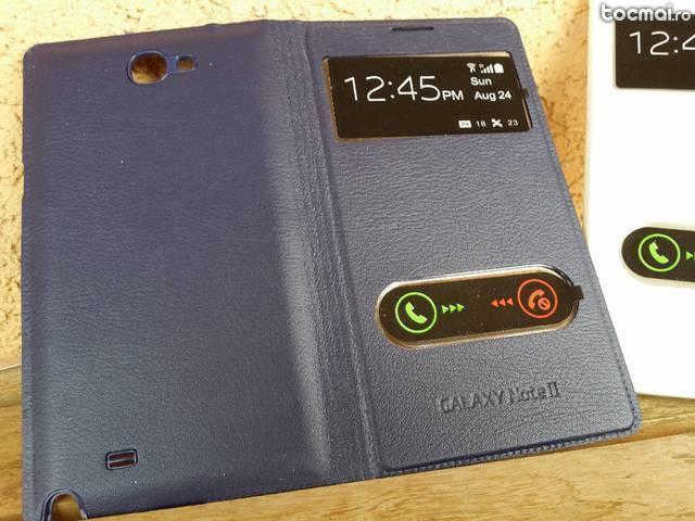 Husa Flip S- VIEW[piele]Samsung Galaxy Note 2(noua)