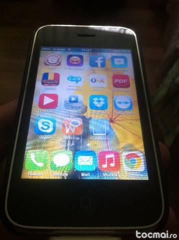 Iphone 3gs 16gb black neverlocked + carcasa