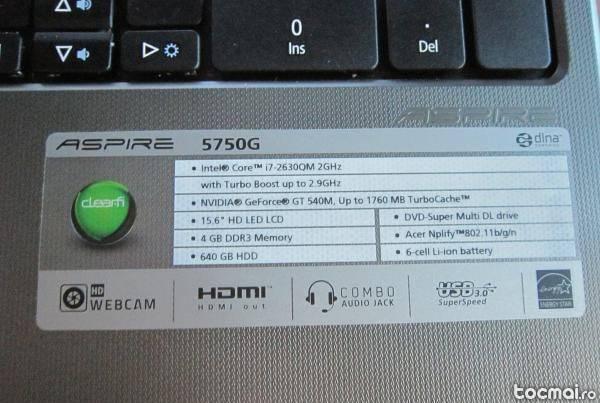 Laptop Acer i7 impecabil