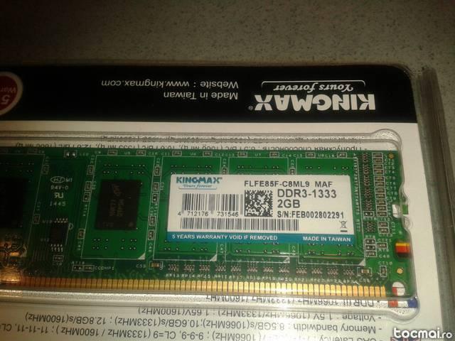 Memorie RAM Kingmax DDR3 2GB 1333MHz