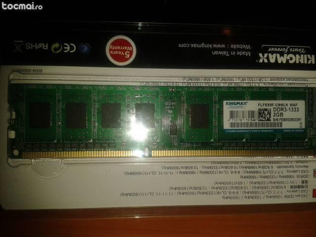 Memorie RAM Kingmax DDR3 2GB 1333MHz