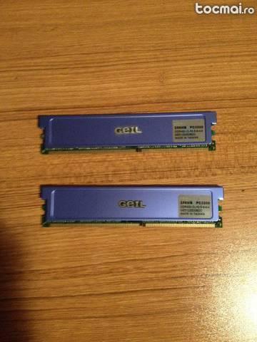 Memorii Geil DDR1 2x256