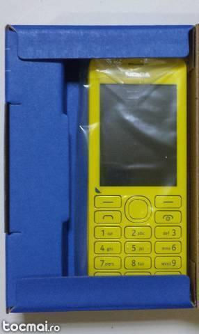 Nokia 206 yellow (galben) nou la cutie! necodat!