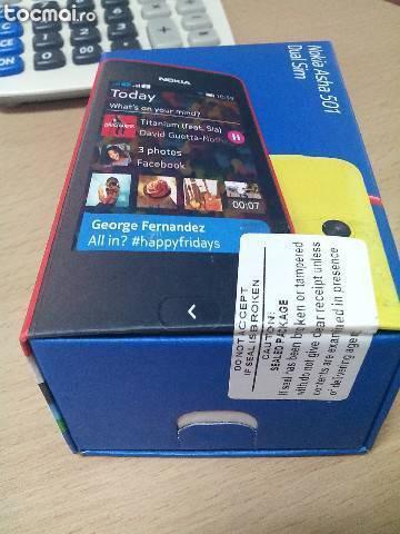 Nokia sigilat Asha 501 dual sim alb
