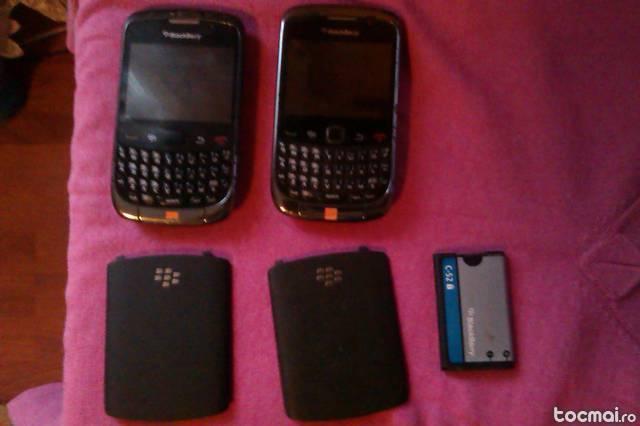 Pachet 2 telefoane Blackberry 9300 curve