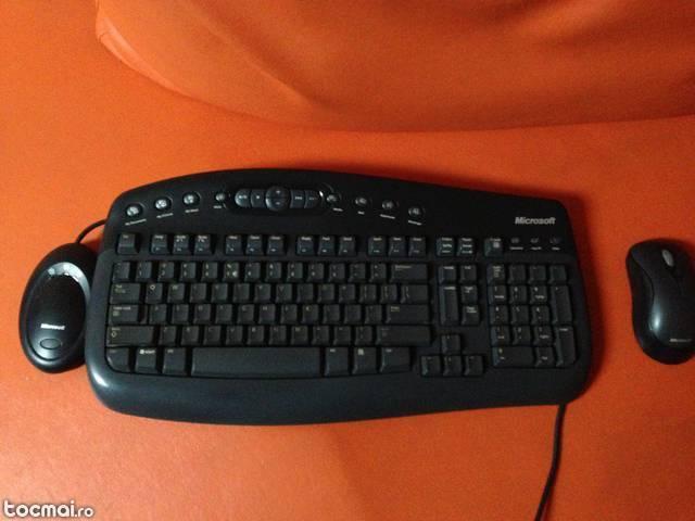 Tastatura si mouse wireless Microsoft