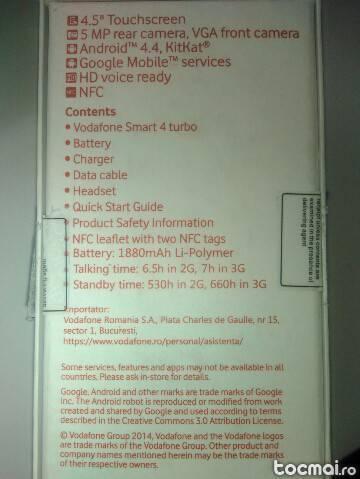 vodafon smart 4 turbo