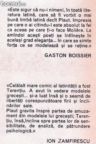 Comedia latina: plaut*terentiu – teatru –