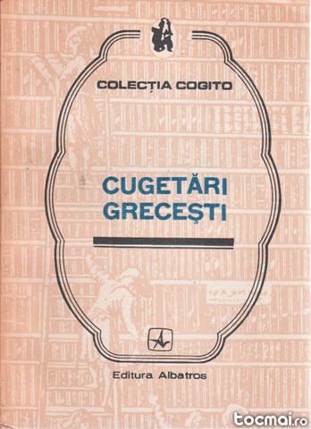 Cugetari grecesti