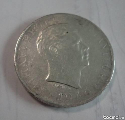 Moneda argint de 100000 1946 cu regele mihai - originala