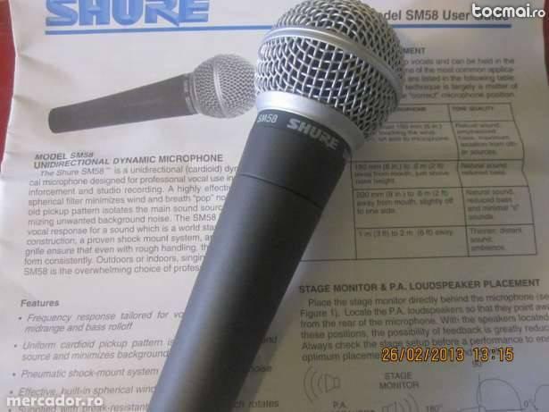 Microfon shure sm58