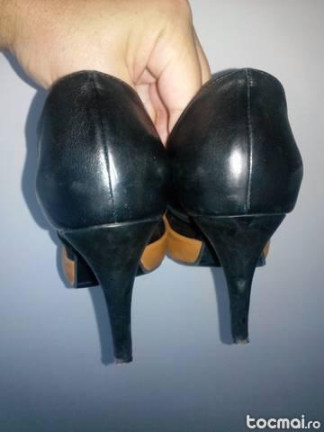 Pantofi dama din piele naturala, marimea 38