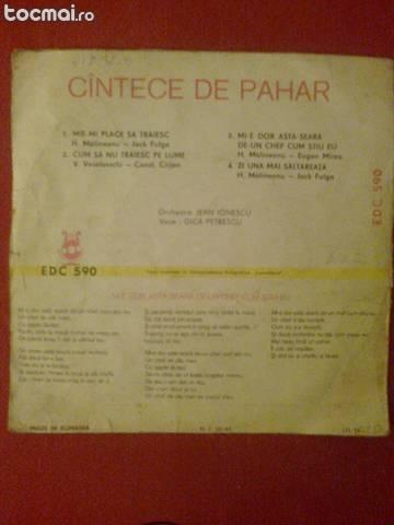 Vinil Cantece De Petrecere Gica Petrescu