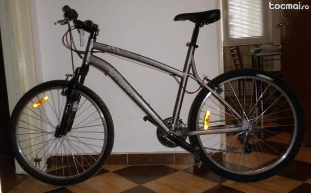 bicicleta B twin aluminiu 6061, cadru XL, marime 51, noua