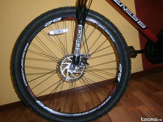 bicicleta Genesis 29 er, aluminiu 6061, fran disc, Shimano