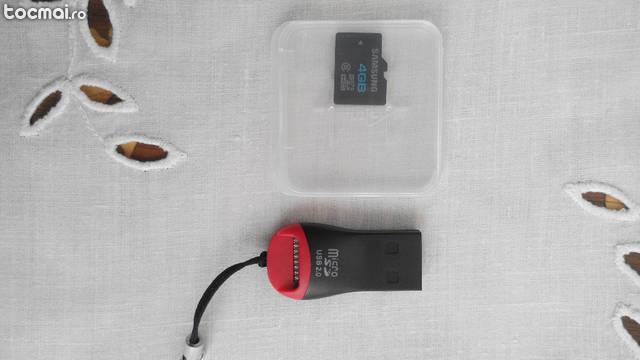 Micro Memory Card Reader +microsd 4gb