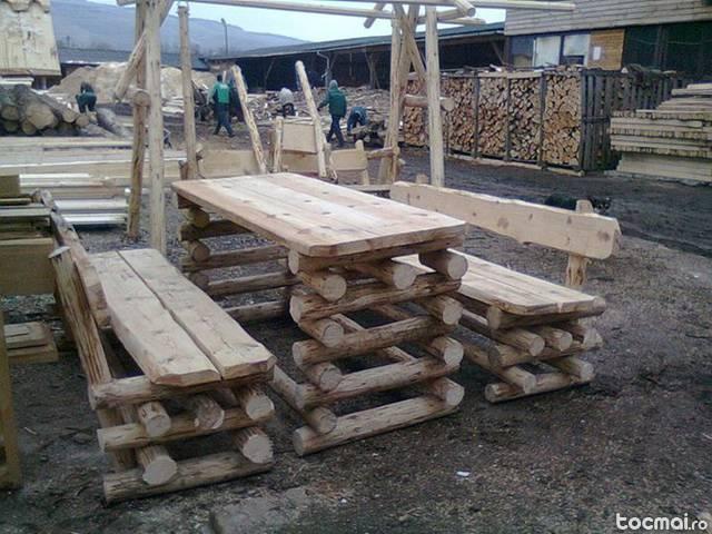 Mobilier si alte produse din lemn masiv