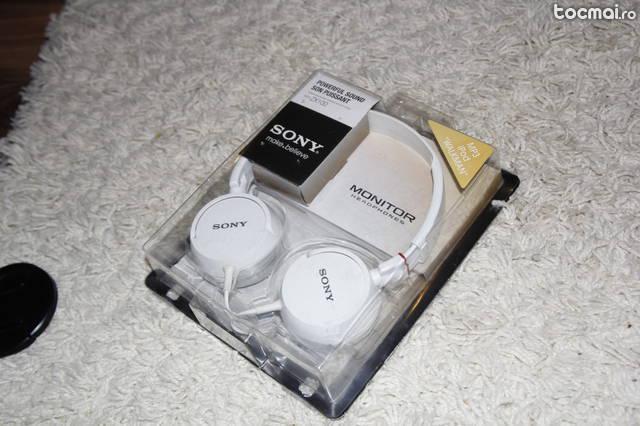 Casti sony mdr- zx100 white, alb, noi sigilate