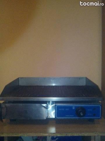 Gratar profesional striat din inox 3kw 550x430x235mm