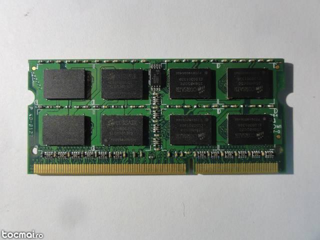Memorie laptop 4GB, DDR3, Corsair, functionala