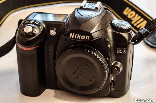 Nikon d50 dslr body + accesorii