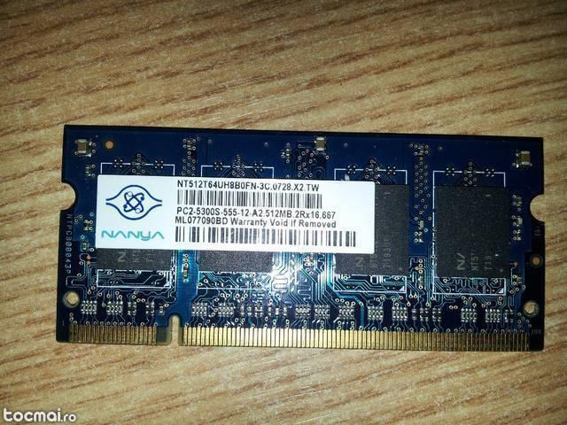 Placuta RAM DDR 1 512 Mb