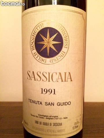 Vin Tenuta San Guido Sassicaia Bolgheri 1991