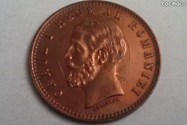 Moneda 2 bani 1900- romania[eroare de batere]