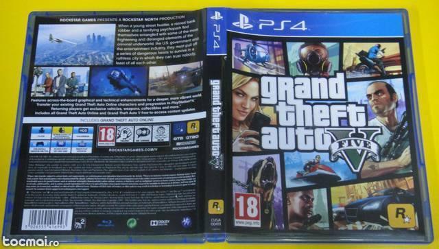 Joc Blu- Ray GTA V (GTA 5) Sony PS4 - Grand Theft Auto Five