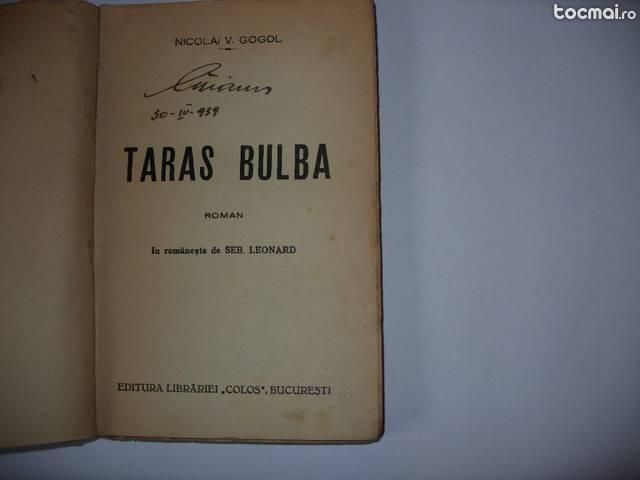 N. Gogol - Taras Bulba ( editie interbelica )