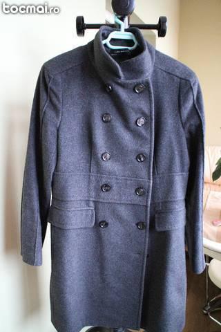 Palton Zara, lana si angora