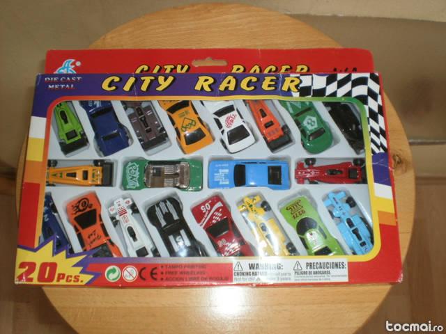 Set de 20 masinute City Racer
