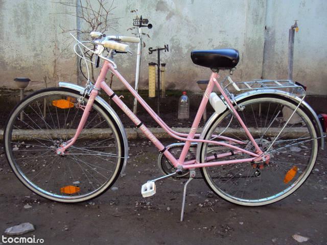 Bicicleta de dama de oras