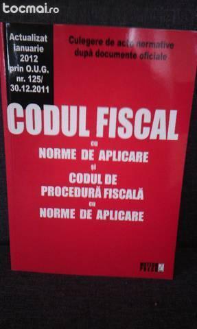 Codul fiscal si codul de procedura fiscala 2012