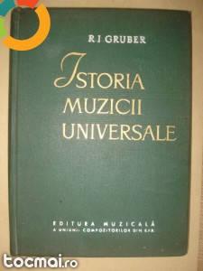 Istoria muzicii universale vol 1 de R. I. Gruber