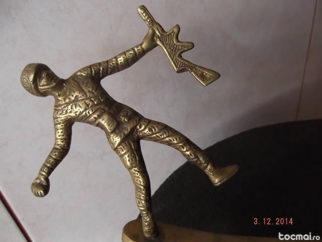 Tun din bronz masiv 40 cm