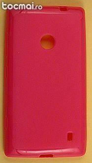 Husa Silicon TPU Nokia Lumia 520 Roz