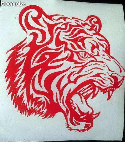 Sticker autocolant abtibild tigru